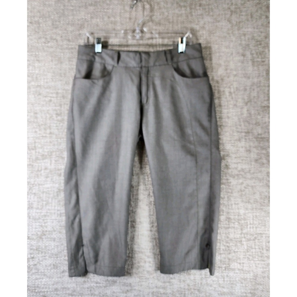 Smartwool Capri Pants Merino Wool Blend Womens 6 Brown Low Rise Pockets
